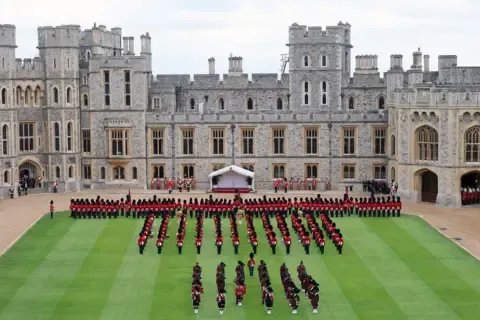 Visual Highlights: President Trump and the First Lady Mingle with the Royal Family