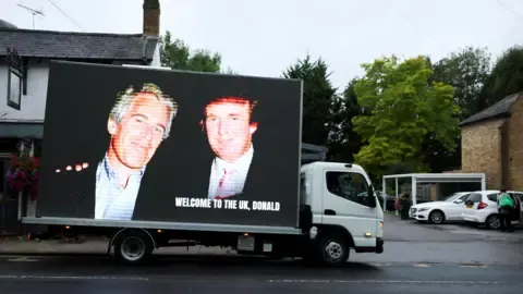 Four Arrests Carried Out Following Donald Trump and Epstein Pictures Projected on Windsor Castle