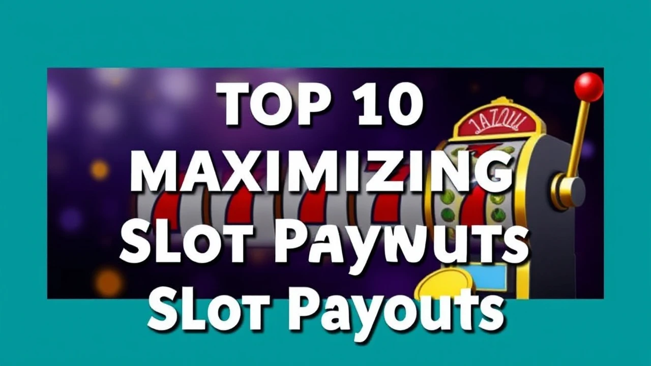 Top 10 Strategies for Maximizing Slot Payouts